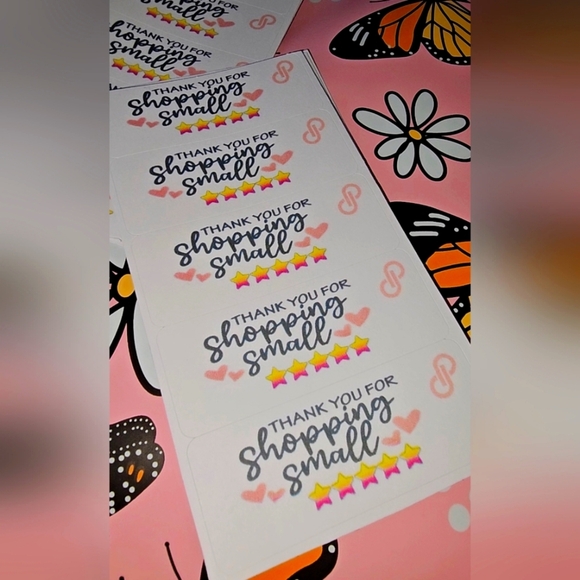 60 ct Small business 5 star stickers - Picture 1 of 3